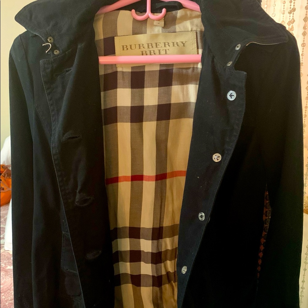 Burberry Brit Black Trench Coat